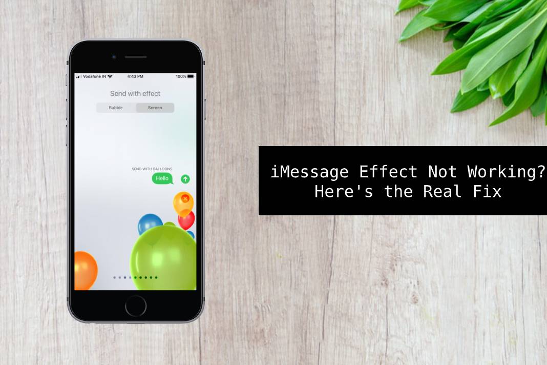 How To Fix Imessage Effects Not Working In Ios 15 On Iphone Itechcliq