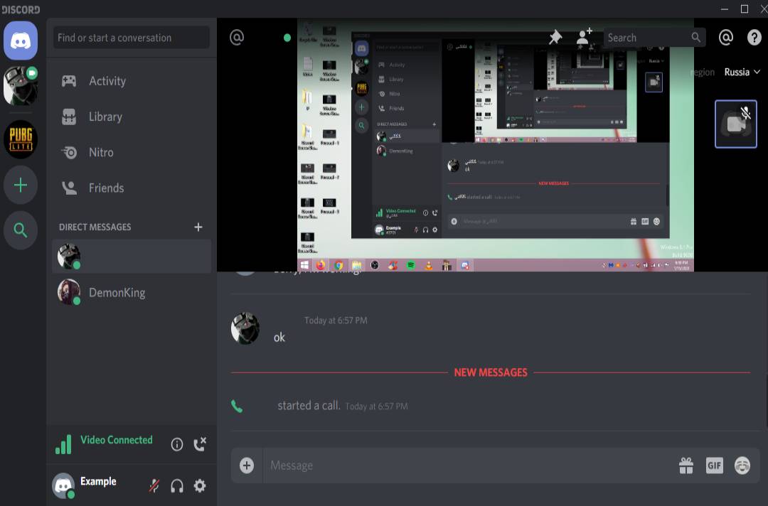 screen sharing discord