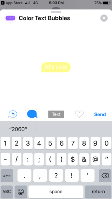 Change iMessage text color