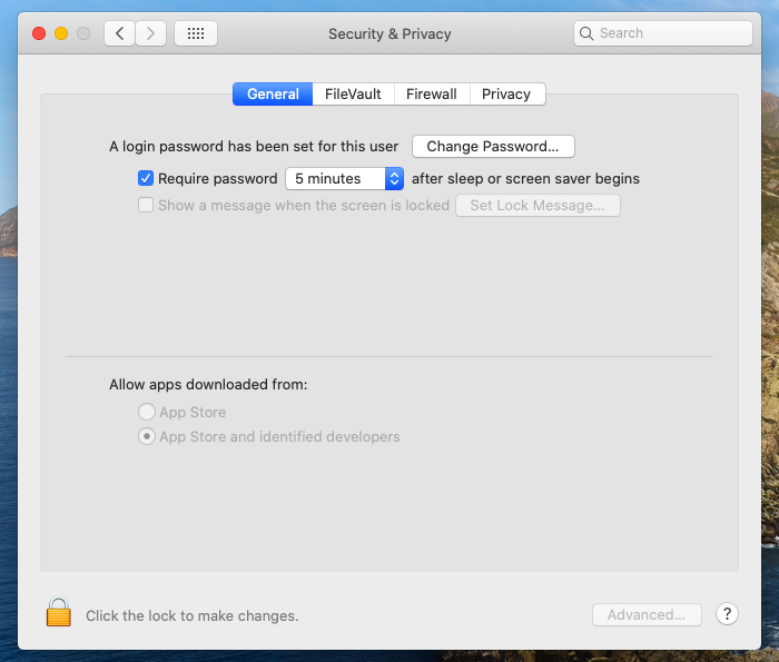 allow permission to an emulator mac