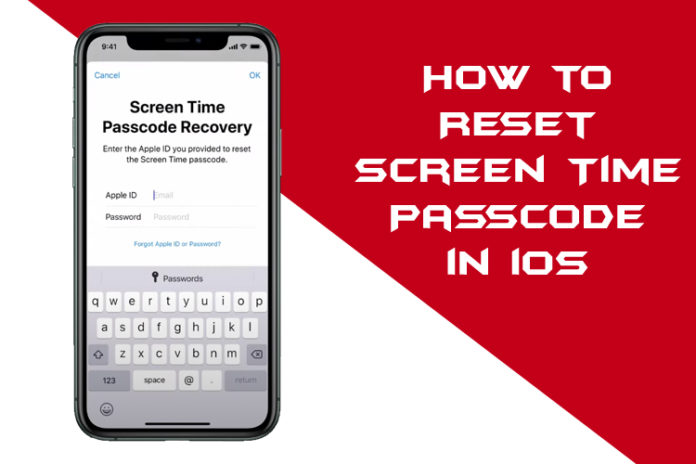 reset Screen Time Passcode