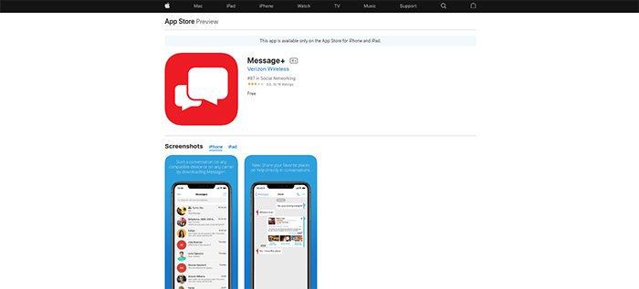verizon text app for mac