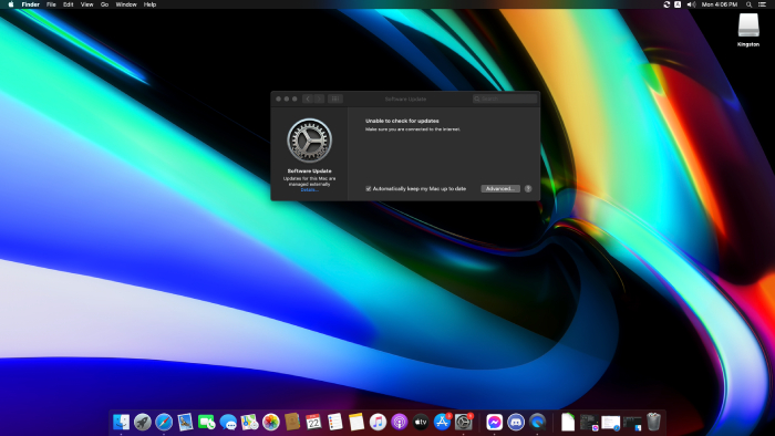 Mac up to date setting