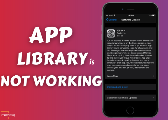 Fix App Library Not Working Issue