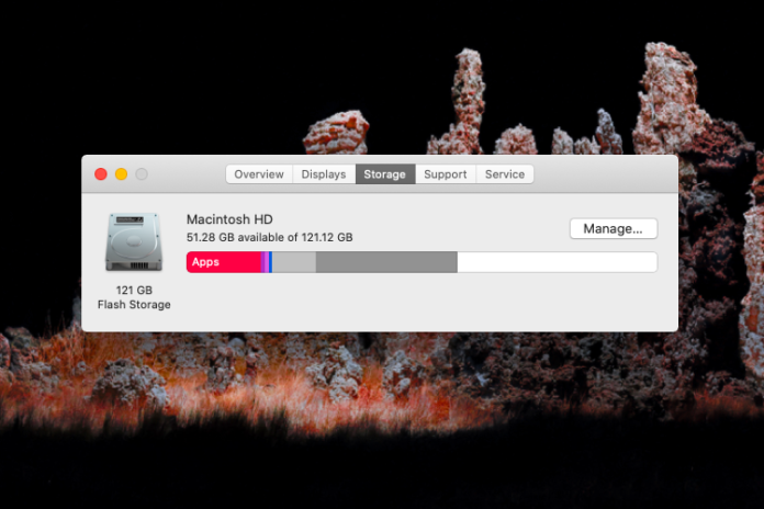 Purgeable Files on Mac