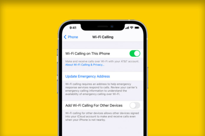 fix Wifi calling not working on iPhone
