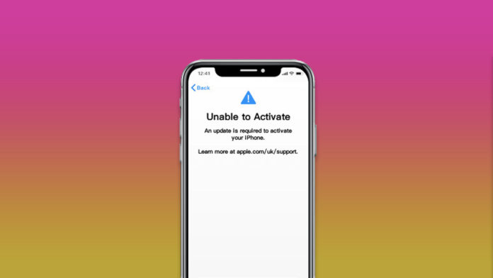 Fix Unable to activate iPhone Error