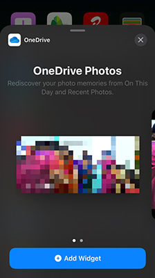 OneDrive Widget