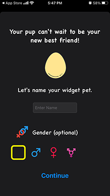 iOS Pet Widget