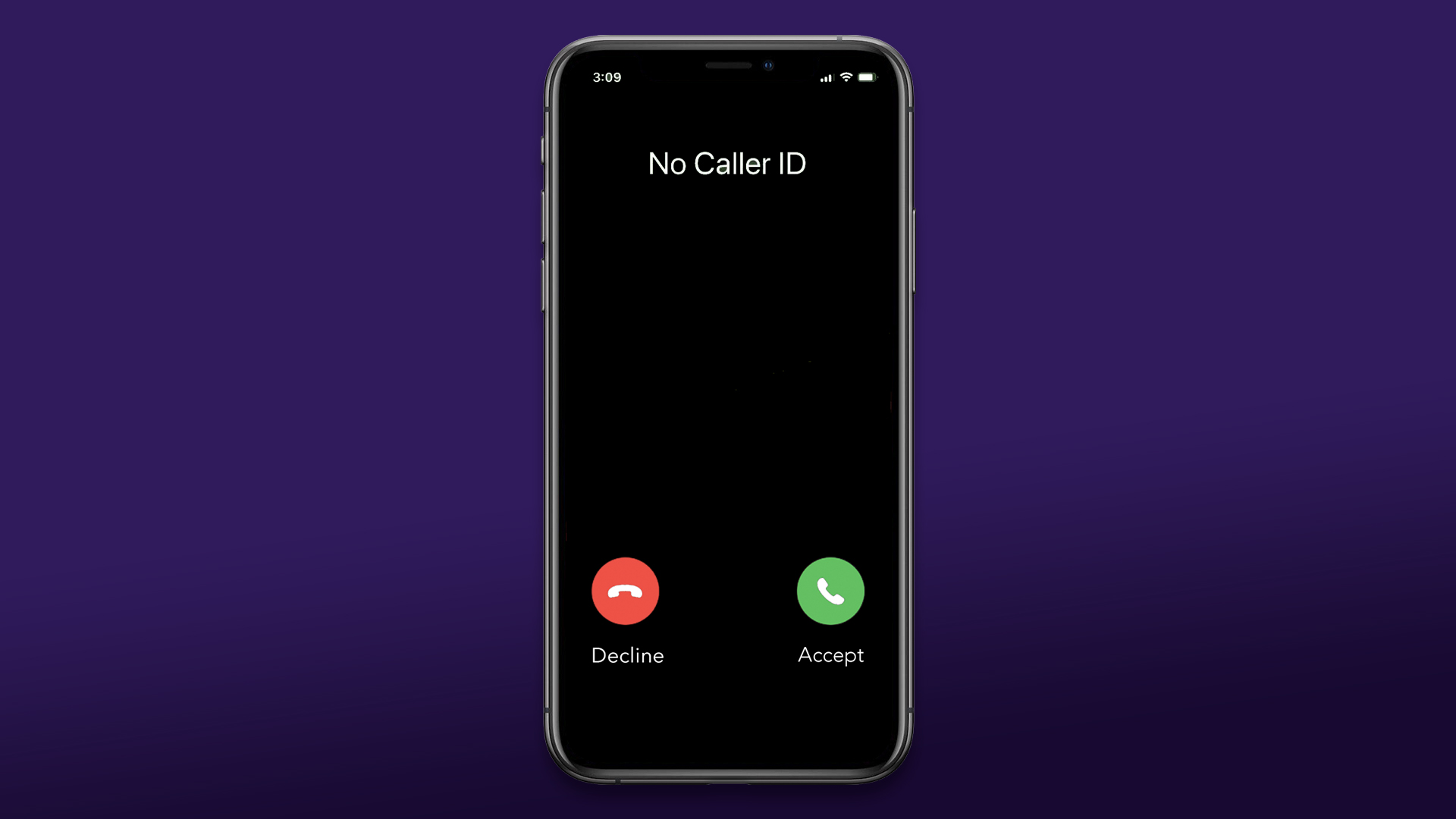 Iphone calling Screen. No Call. This is to call your