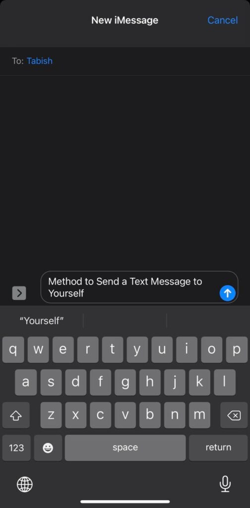 How to Text Yourself on iPhone Messages